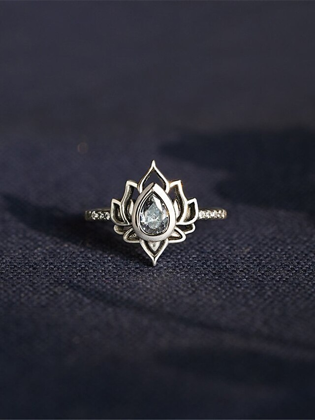 Women's Rings Vintage Date Floral Ring