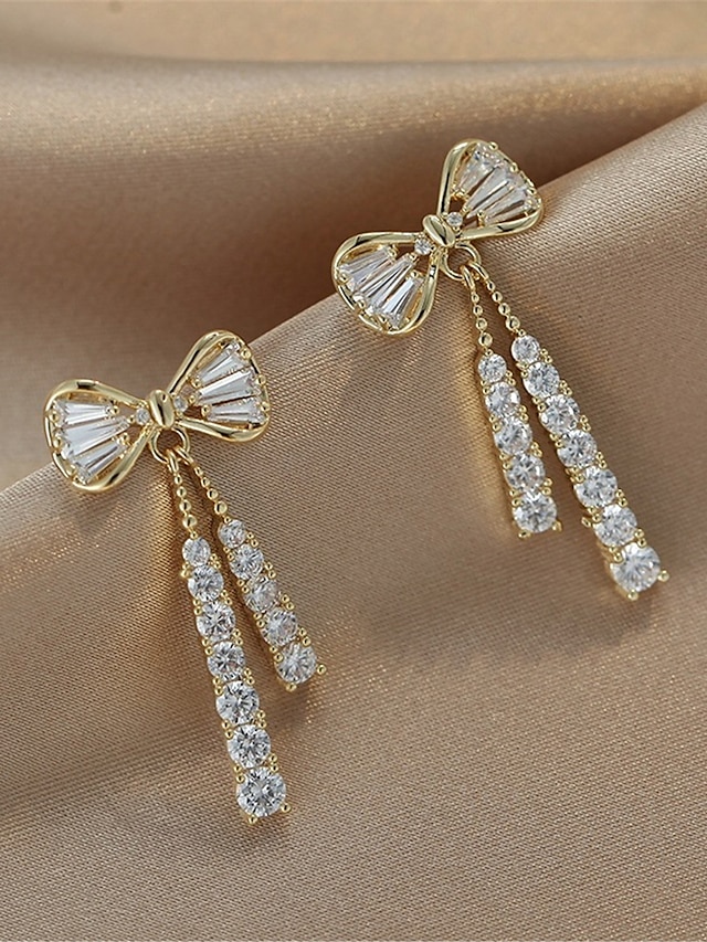 Women's Earrings Fashion Outdoor Ribbon bow Earring
