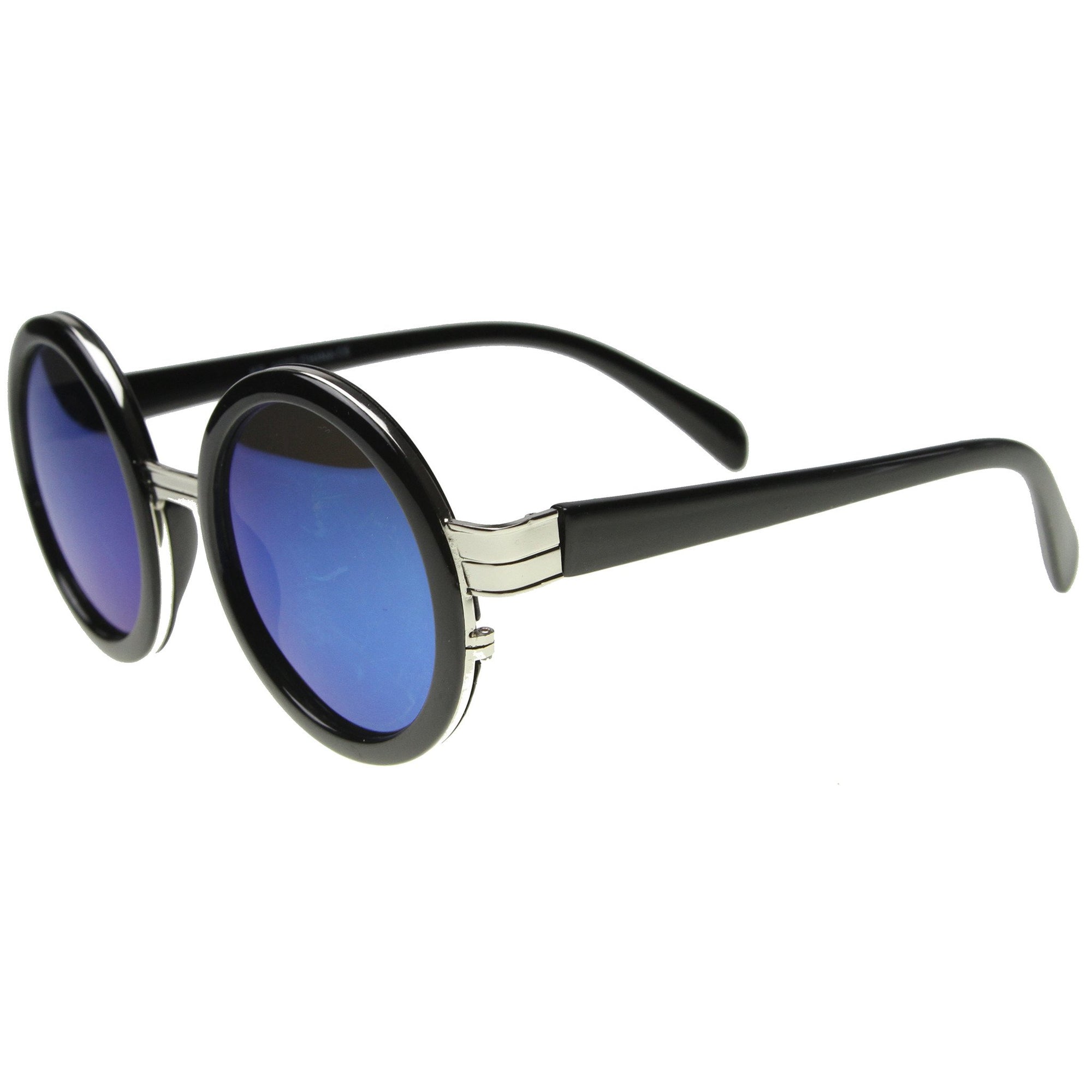 Brine Matte Black Blue Mirror Polarized Glass
